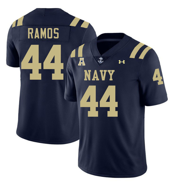 Navy Midshipmen #44 Colin Ramos College Football Jerseys Stitched-Navy